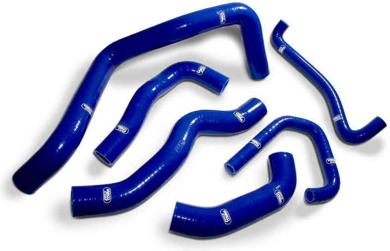 Samco Sport Kawasaki ZX 6R 2009 - 2021 6 Piece OEM Replacement Samco Sport Silicone Radiator Coolant Hose Kit | KAW-31-BU