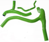 Samco Sport Kawasaki KX 450 F (w/ Boyesen Water Pump) 2012 - 2015 3 Piece Samco Sport Silicone Radiator Coolant Hose Kit | KAW-54-GN