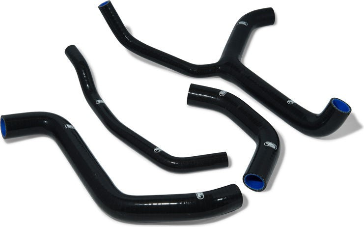 Samco Sport Kawasaki ZX 10R / RR / KRT / SE 2016 - 2020 4 Piece Samco Sport Y-Piece Race Design Silicone Radiator Coolant Hose Kit | KAW-78-BK