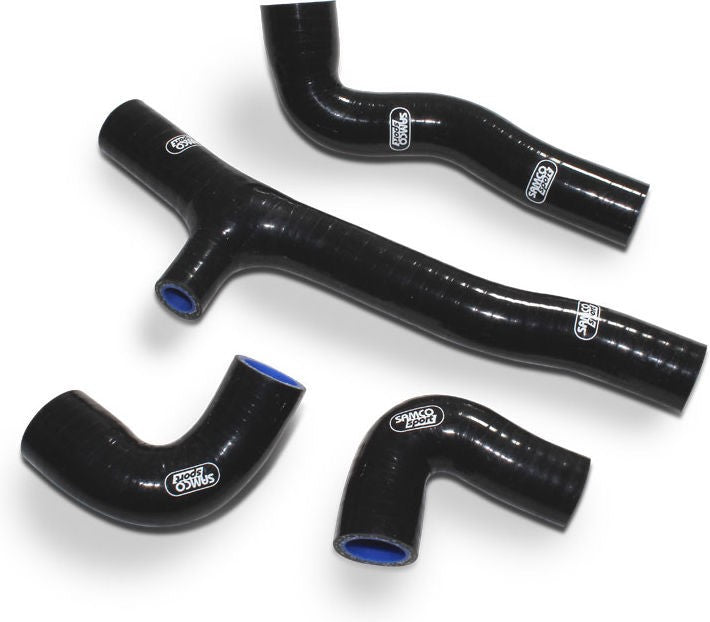 Samco Sport KTM 150 EXC TPI 2020 - 2021 4 Piece OEM Replacement Samco Sport Silicone Radiator Coolant Hose Kit | KTM-120-BK