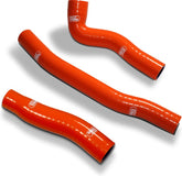 Samco Sport KTM 150 EXC TPI 2020 - 2021 3 Piece Thermostat Bypass Samco Sport Silicone Radiator Coolant Hose Kit | KTM-121-OR