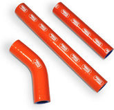 Samco Sport KTM 250 EXC 2008 - 2011 3 Piece Thermostat Bypass Samco Sport Silicone Radiator Coolant Hose Kit | KTM-44-OR