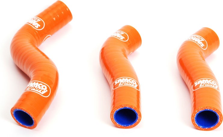 Samco Sport KTM 250 SX-F 2007 - 2010 3 Piece Samco Sport Silicone Radiator Coolant Hose Kit | KTM-7-OR