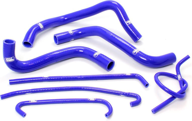 Samco Sport Suzuki GSX-R 1000 K9 2009 - 2016 7 Piece Samco Sport Silicone Radiator Coolant Hose Kit | SUZ-34-BU