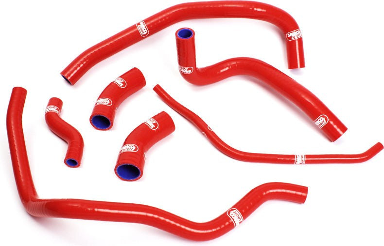 Samco Sport Yamaha VMX 1200 V MAX 1985 - 2007 7 Piece Samco Sport Silicone Radiator Coolant Hose Kit | YAM-5-RD