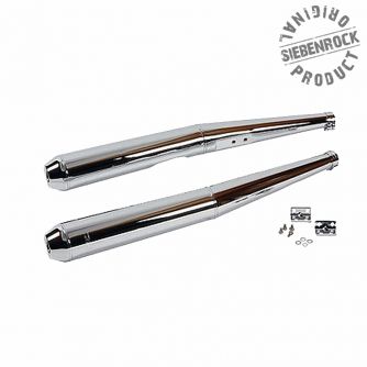 Siebenrock Set Of Silencers 38Mm For BMW /6 And /7 Models | 1811214