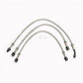 Siebenrock Brake Line Stainless Steel For BMW R2V Rt Models From 9/1980 Up To 9/1984, R2V After 9/1980 With High Handlebar, Three-Pieces | 3432565