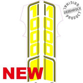 Siebenrock Sticker ''1000'' Yellow, Set For Fuel Tank For BMW R 100 Gs | 5114032
