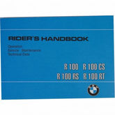 Siebenrock Rider'S Handbook R80/7 R100T R100Rt R100S R100Rs 9/78-9/80, Printed In English Language | 7140013