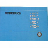 Siebenrock Owners Handbook R60/7 R75/7 R100/7 R100S, R100Rs 9/77 | 7140038