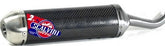 Scalvini Silencer for two stroke engine with carbon body and Inox end cap. | 002.016113