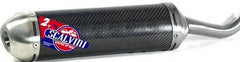 Scalvini Silencer for two stroke engine with carbon body and Inox end cap. | 002.036113