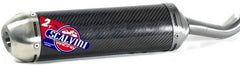 Scalvini Silencer for two stroke engine with carbon body and Inox end cap. | 002.046113