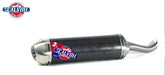 Scalvini Silencer for two stroke engine with carbon body and Inox end cap. | 002.074213