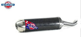 Scalvini Silencer for two stroke engine with carbon body and Inox end cap. | 002.144213