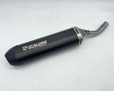 Carbon silencer with stainless steel end cap Yamaha