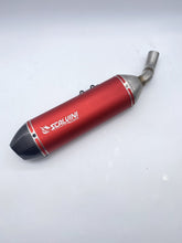 Full Exhaust Alu Red/carbon
