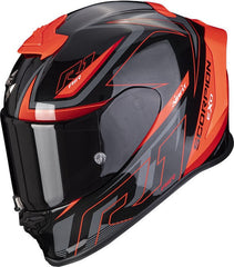 Scorpion Exo Full Face Helmet R1 Gaz Black Red | 10-373-238