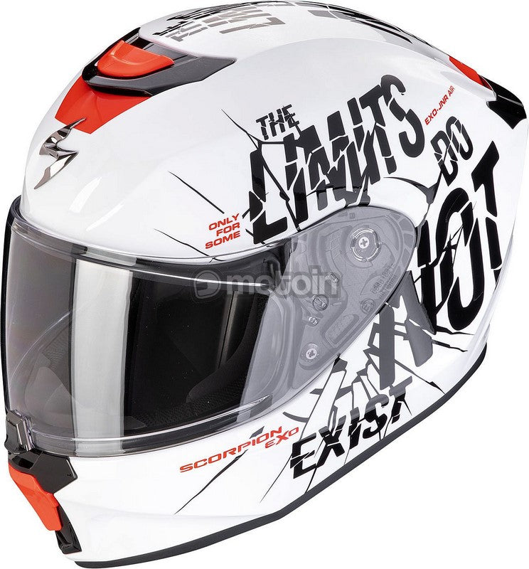 Scorpion Full Face Helmet Exo-Jnr Boum Black-White | 120-436-63