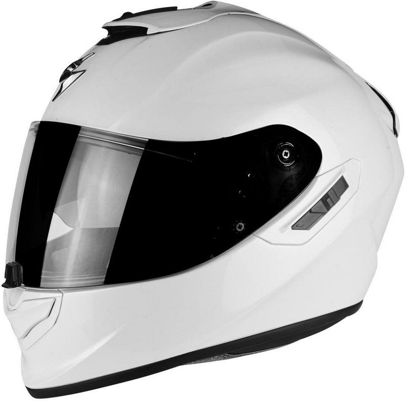 Scorpion Exo-1400 Air Full Face Uni Street Helmets, Pearl White | 14-100-70