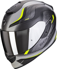 Scorpion Exo Full Face Helmet 1400 Air Attune Grey Yellow | 14-298-300