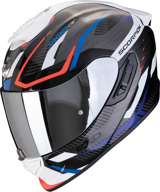 Scorpion Full Face Helmet Exo 1400 Evo 2 Air Accord Black-Blue-White | 140-444-230
