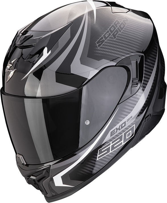 Scorpion Full Face Helmet Exo 520 Evo Air Terra Black-Silver-White | 172-449-332