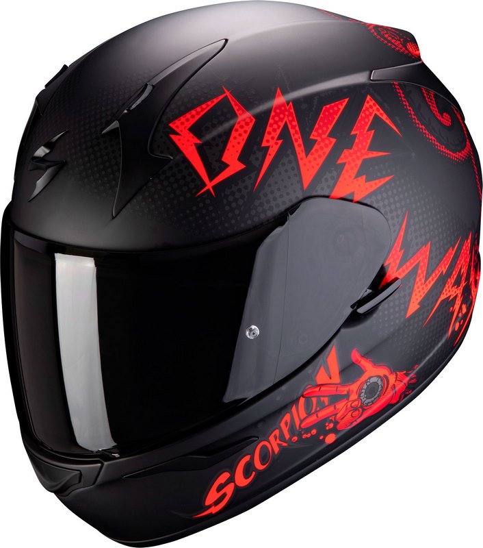 Scorpion EXO-390, Matt Black-Red | 39-319-24