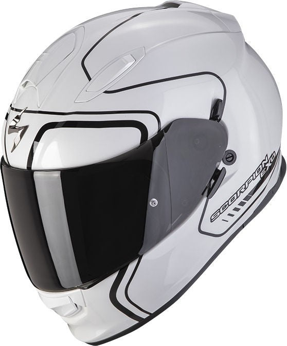 Scorpion Exo Full Face Helmet 491 West White Black | 48-103-63