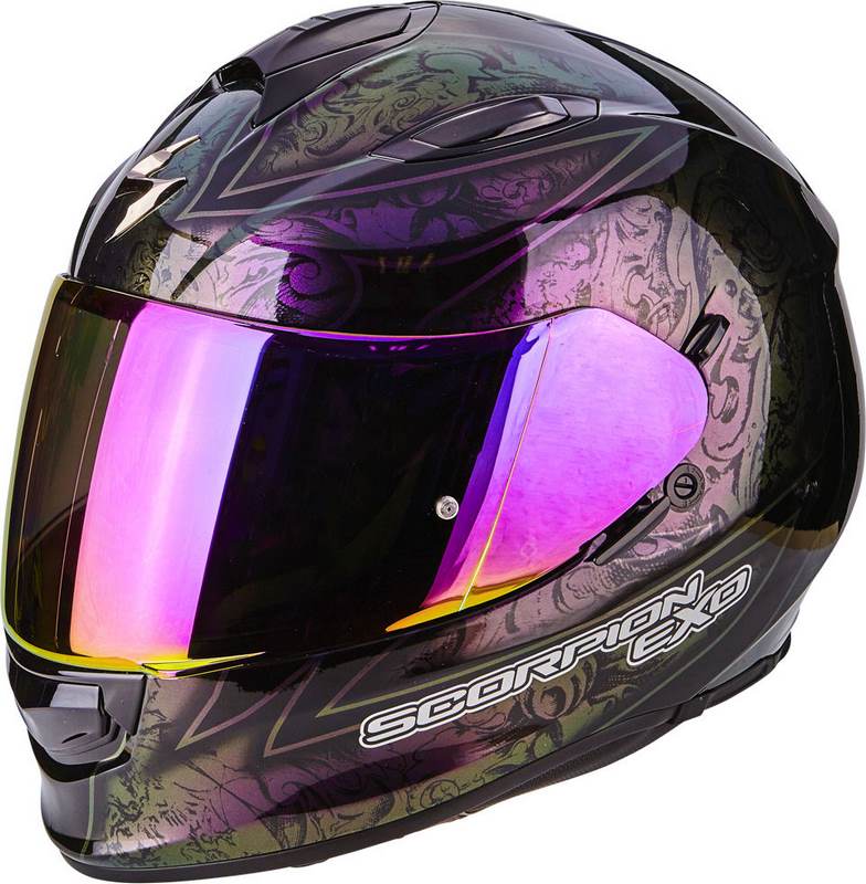 Scorpion SHIELDS EXO-2000, EXO-2000, EVO AIR, EXO-1200 AIR, EXO-710 AIR, EXO-510 AIR, EXO-390, External Shields 3D Mirored Purple "Maxvision Ready" (Kdf14-3) | 56-526-72