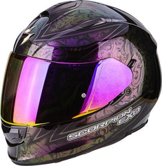 Scorpion SHIELDS EXO-2000, EXO-2000, EVO AIR, EXO-1200 AIR, EXO-710 AIR, EXO-510 AIR, EXO-390, External Shields 3D Mirored Purple "Maxvision Ready" (Kdf14-3) | 56-526-72