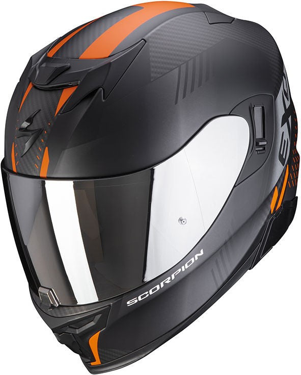Scorpion Exo Full Face Helmet 520 Air Laten Black Orange | 72-358-168