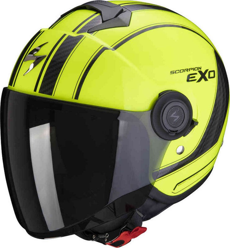 Scorpion Exo Jet Helmet City Scoot Yellow Black | 83-347-189