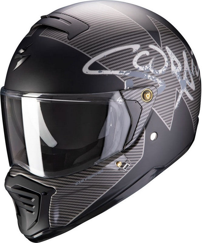 Scorpion EXO-HX1, Matt Black-Silver | 87-323-159