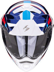 Scorpion Exo Modular Helmet Adx-2 Camino White Blue Red | 89-399-236