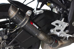 Scorpion Mufflers RP1-GP Slip-on Carbon Fibre Sleeve. Important information this product is EC Approved without a db killer/baffle being fitted. | BM1000CEM