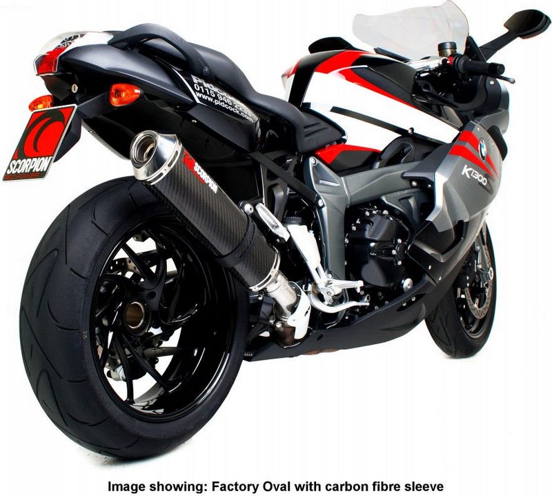 Scorpion Mufflers Factory Oval Slip-on Polished Stainless Steel Sleeve | EBM67SEO