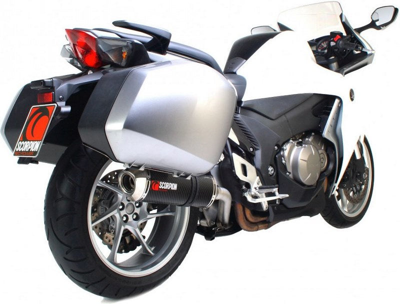 Scorpion Mufflers Factory Oval Slip-on Carbon Fibre Sleeve | EHA105CEO