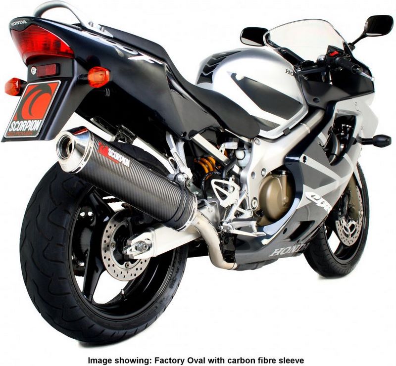 Scorpion Mufflers Factory Oval Slip-on Polished Stainless Steel Sleeve | EHA73SEO