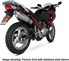 Scorpion Mufflers Factory Oval Slip-on Titanium Sleeve | EHA94TEO