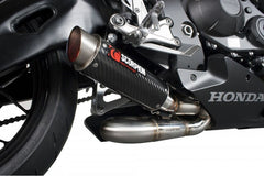 Scorpion Mufflers RP1-GP Slip-on Carbon Fibre Sleeve. Does not fit US or Japanese models. | HA1003CEM