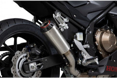 Scorpion Mufflers Red Power Slip-on Brushed Stainless Steel Sleeve | PHA186SEO