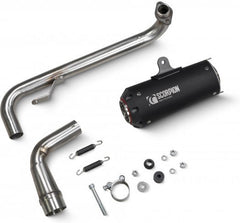 Scorpion Mufflers Red Power Full System Black Ceramic Coated Sleeve | PHA199SYSBCER
