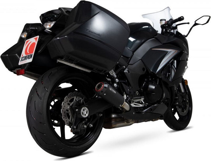 Scorpion Mufflers Red Power Slip-on (Pair) Black Ceramic Coated Sleeve (NON EU HOMOLOGATED) | PKA109BCER