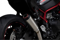 Scorpion Mufflers Red Power Slip-on Brushed Stainless Steel Sleeve (NON EU HOMOLOGATED) | PKA135SEO