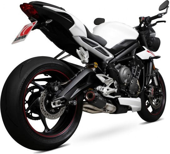 Scorpion Mufflers Red Power Slip-on Black Ceramic Coated Sleeve | PTR87BCER