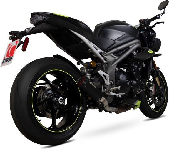 Scorpion Mufflers Red Power Slip-on Black Ceramic Coated Sleeve | PTR88SEBCER
