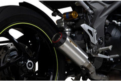 Scorpion Mufflers Red Power Slip-on Brushed Stainless Steel Sleeve | PTR88SESEO
