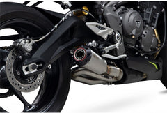 Scorpion Mufflers Red Power Slip-on Brushed Stainless Steel Sleeve | PTR89SEO