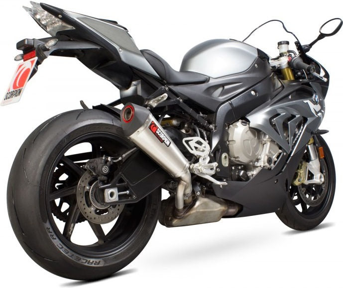 Scorpion Mufflers Serket Taper Slip-on Brushed Stainless Steel Sleeve | RBM77SEO